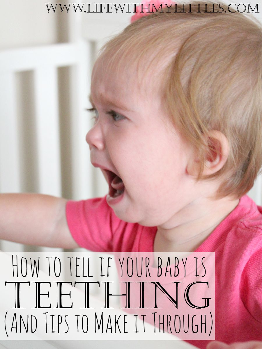 What are some signs a baby is teething?