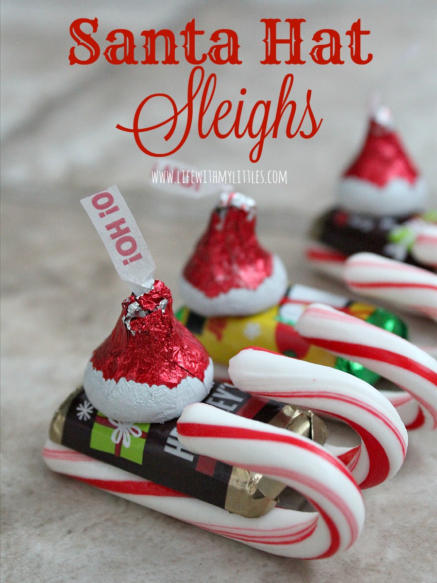 Candy Santa Hat Sleighs - Life With My Littles