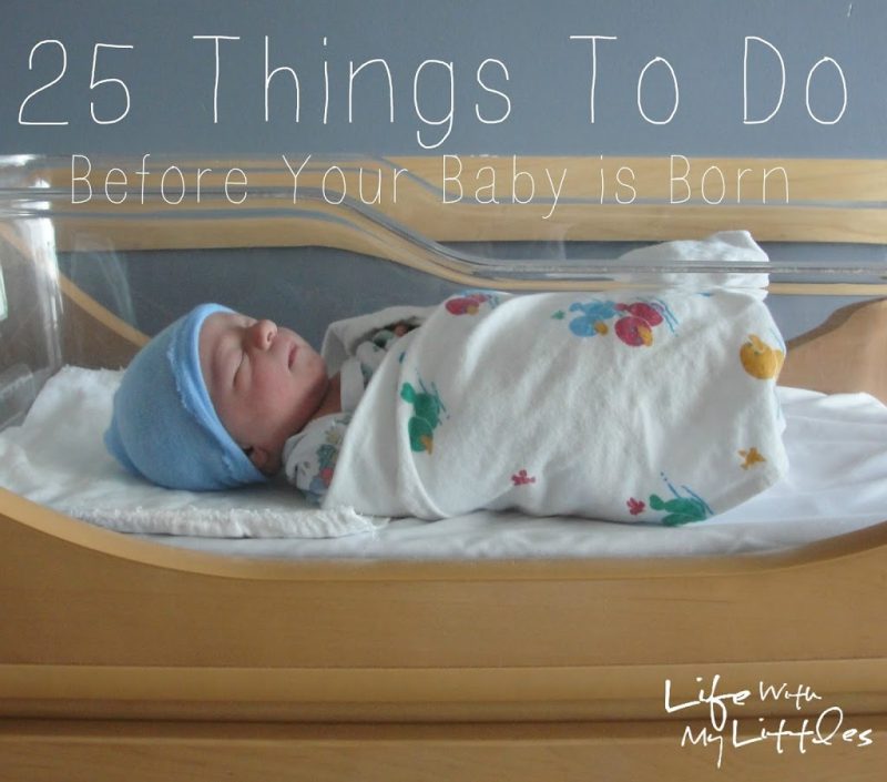 25 things to do before your baby is born: a great list of things to do before your baby is born so that you can be prepared!