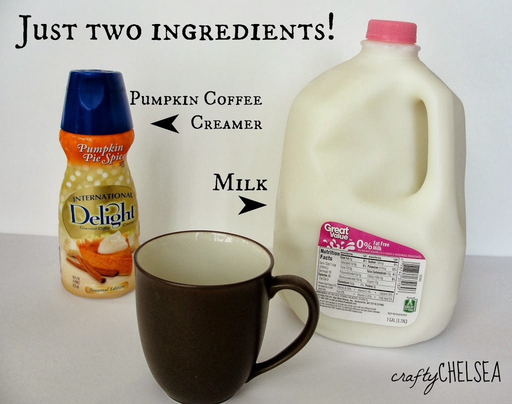 2 Ingredient Hot Pumpkin Spice Steamer: A delicious fall drink that is easy and warms you right up!