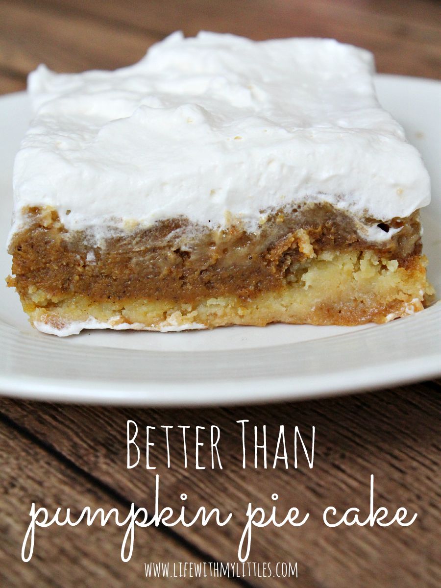 Better Than Pumpkin Pie Cake