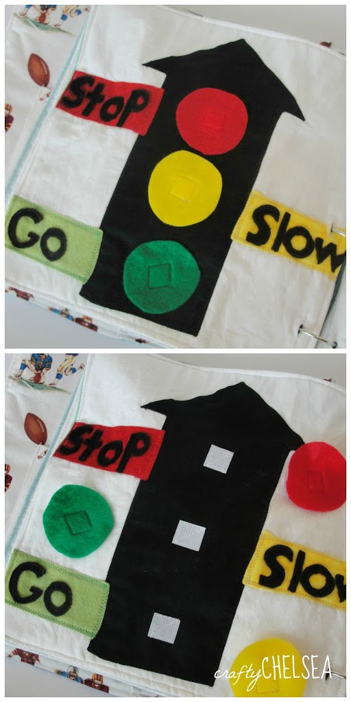 traffic light quiet book page traffic light quiet book page