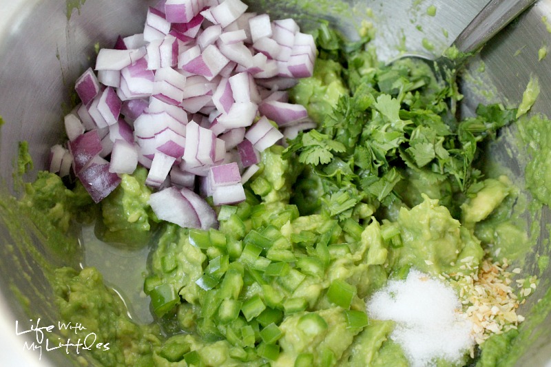 Seriously the best guacamole recipe ever. I think it's the reason we get invited to parties! And it's so easy!