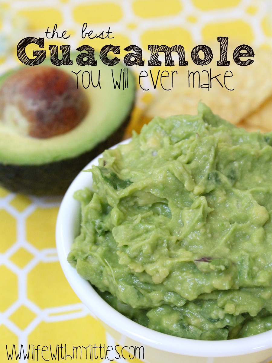 Seriously the best guacamole recipe ever. I think it's the reason we get invited to parties! And it's so easy!