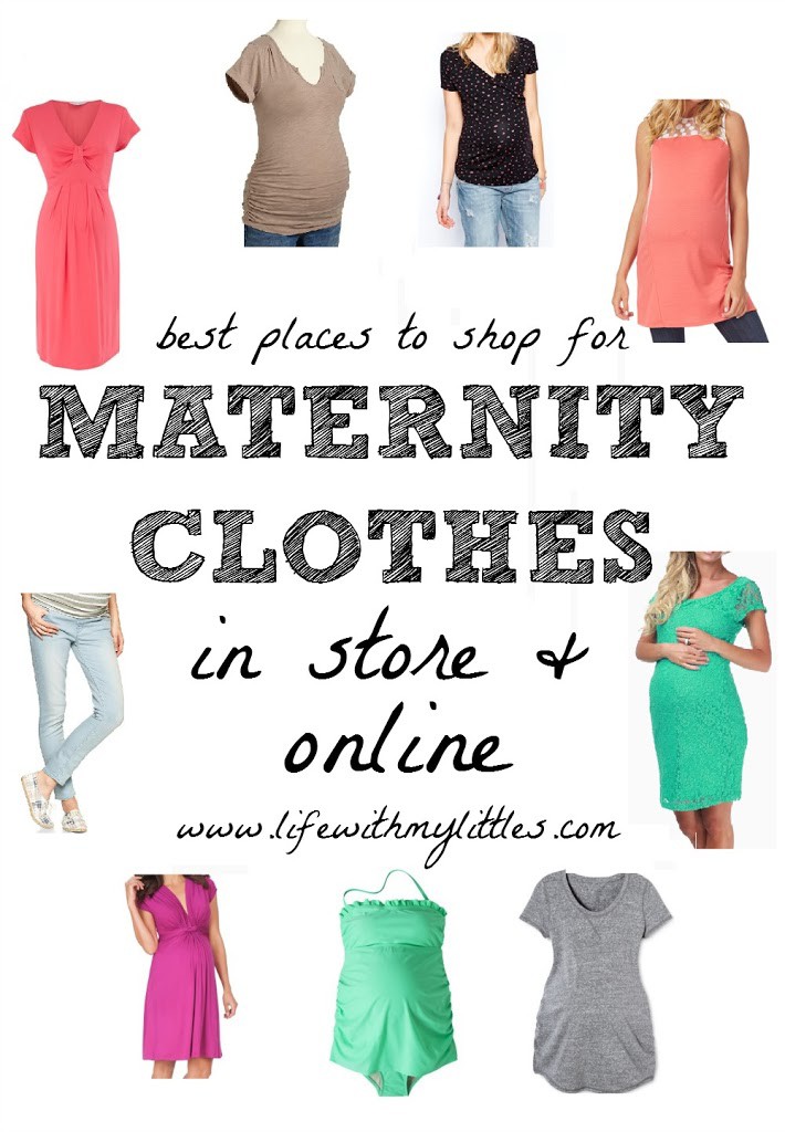 The Best Places to Shop For Maternity Clothes (In Store and Online!): Awesome stores and sites to shop at so you can still look cute when pregnant!