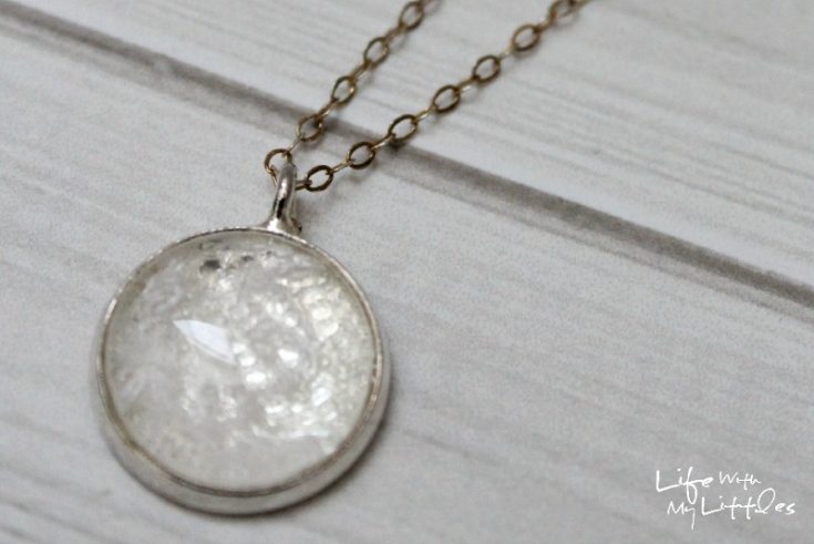 DIY Wedding Dress Necklace