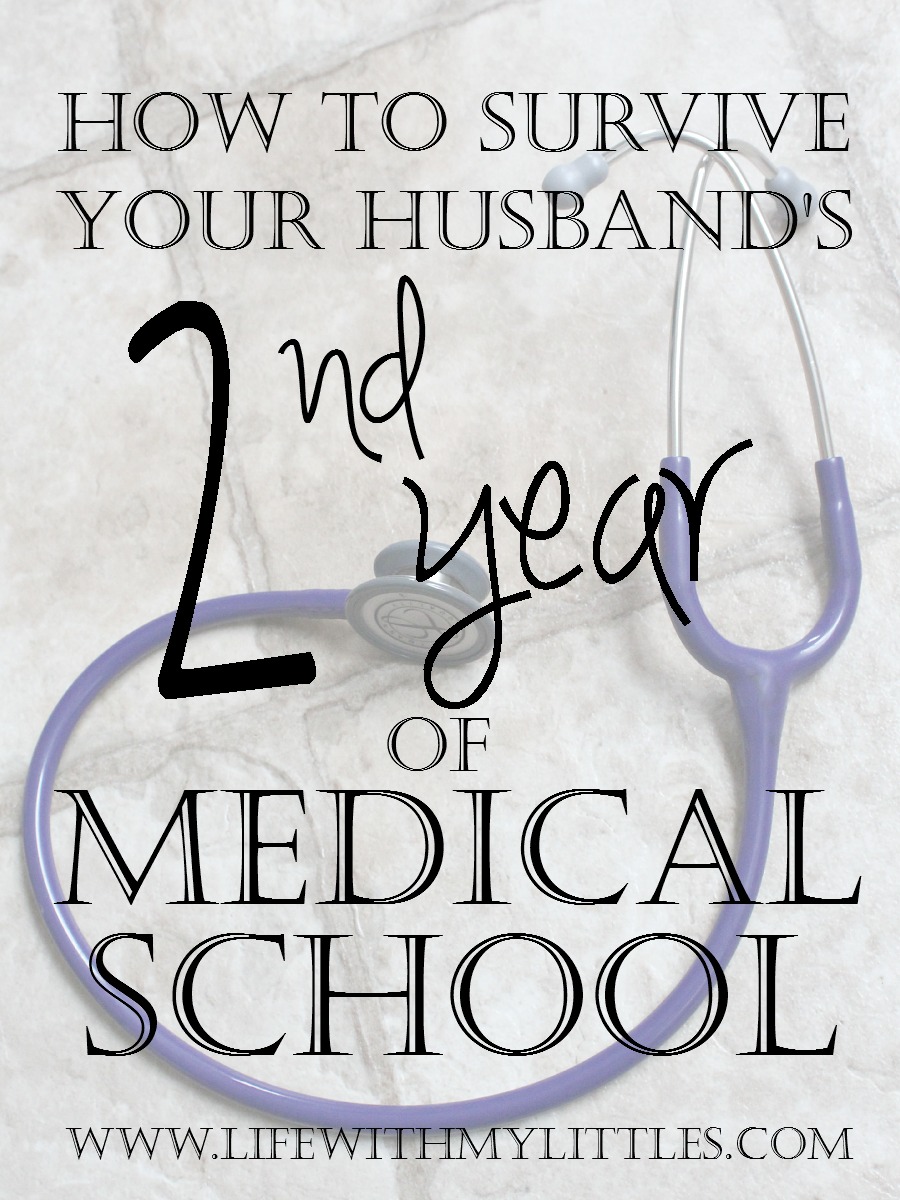 How to Survive Your Husband's Second Year of Medical School: Tips to help you both get through his second year written by a med school wife!