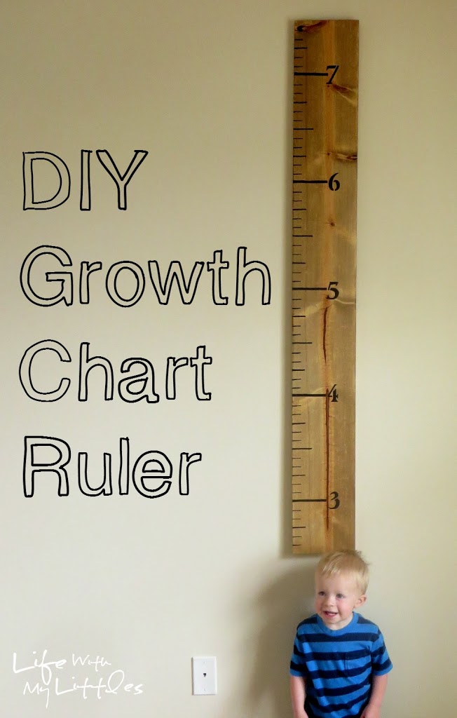 DIY Growth Chart Ruler