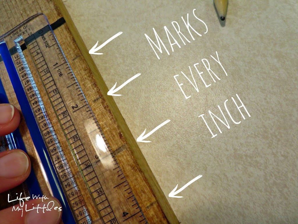 Easy DIY Growth Ruler: A cheap handmade growth chart that is simple and looks great in any room. The perfect way to chart your kids' growth!