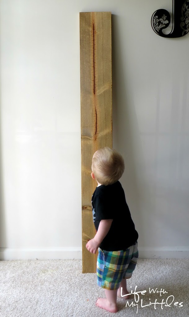 Easy DIY Growth Ruler: A cheap handmade growth chart that is simple and looks great in any room. The perfect way to chart your kids' growth! Easy DIY Growth Ruler: A cheap handmade growth chart that is simple and looks great in any room. The perfect way to chart your kids' growth!