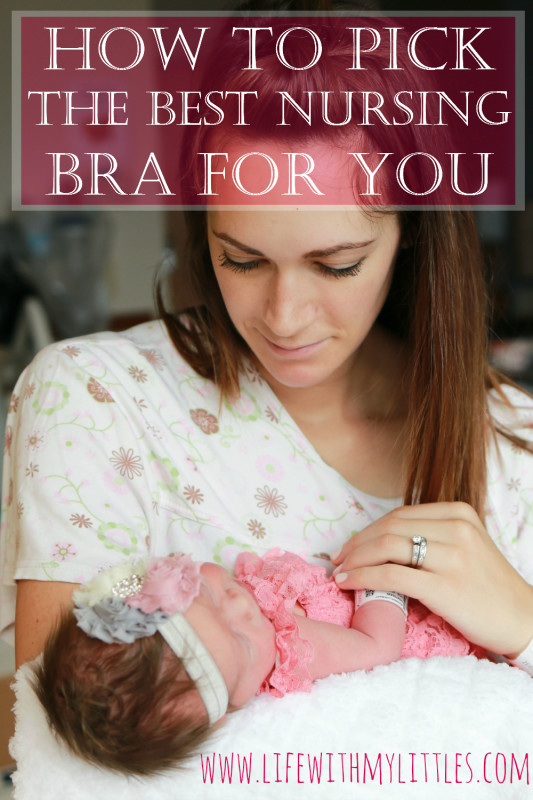 How to Pick the Best Nursing Bra For You: Easy tips to help pick the best nursing bra for breastfeeding, both in the beginning and throughout! 