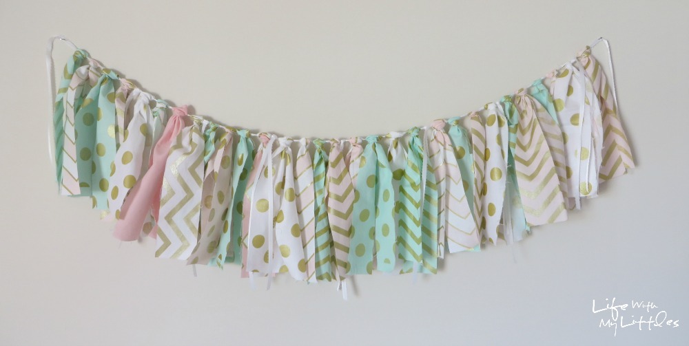 DIY Gold, Mint, and Pink Nursery: A simple, cheap baby girl nursery using a cute color scheme and lots of DIY projects!