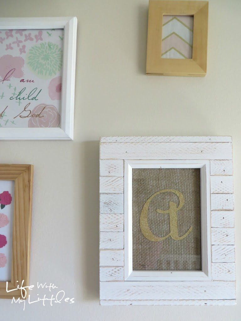 DIY Gold, Mint, and Pink Nursery: A simple, cheap baby girl nursery using a cute color scheme and lots of DIY projects!