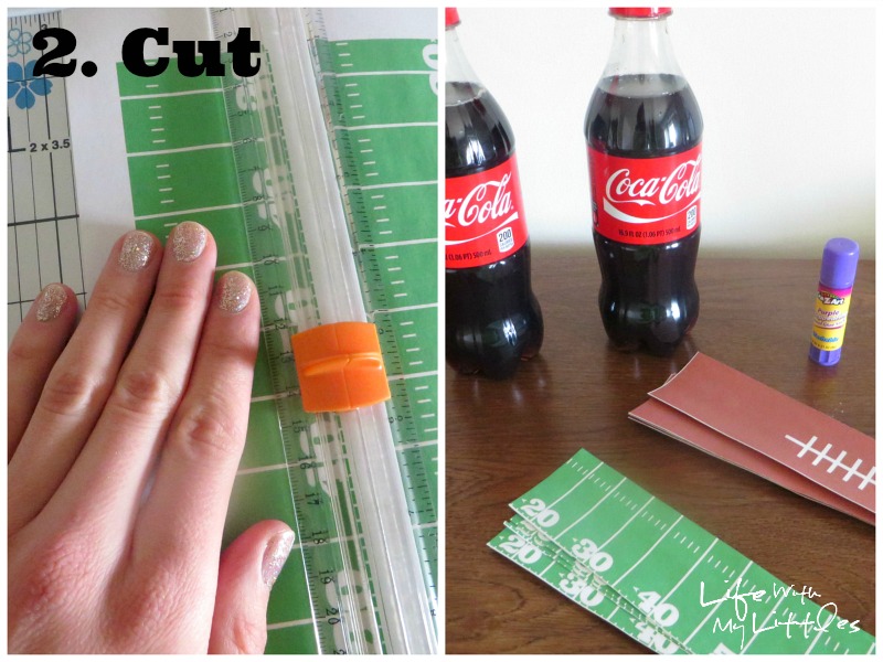 Dress up your Coca-Cola bottles with these free football bottle sleeve printables! Plus some great ideas for your game day food table!