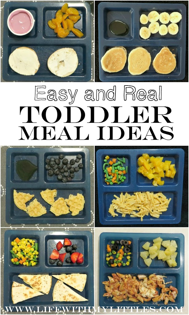 Easy, realistic toddler meal ideas for everyday, busy moms. The best toddler meals for breakfast, lunch, and dinner, plus snack ideas!