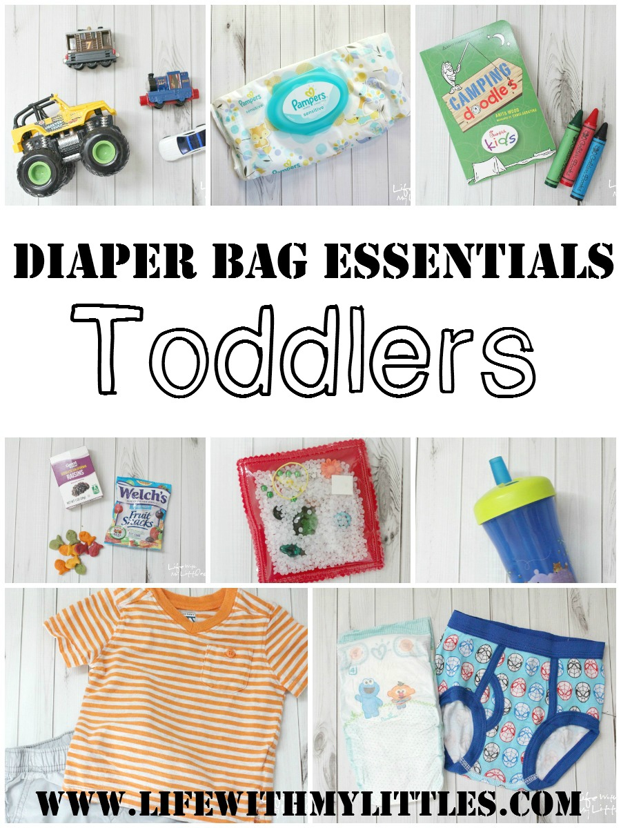 Diaper bag essentials for toddlers: a great list of what to pack in your diaper bag for toddlers