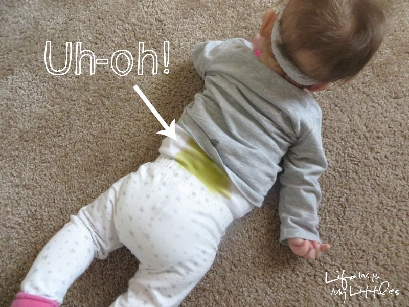 How to easily remove poopout stains: the secret to getting out new or set-in stains caused by baby poop blowouts! Works every time!