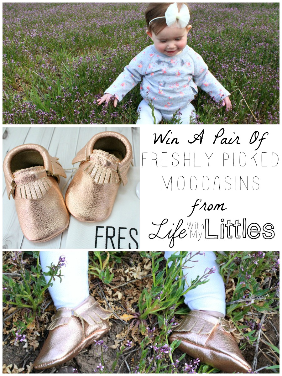 Win a pair of Freshly Picked moccasins from Life With My Littles