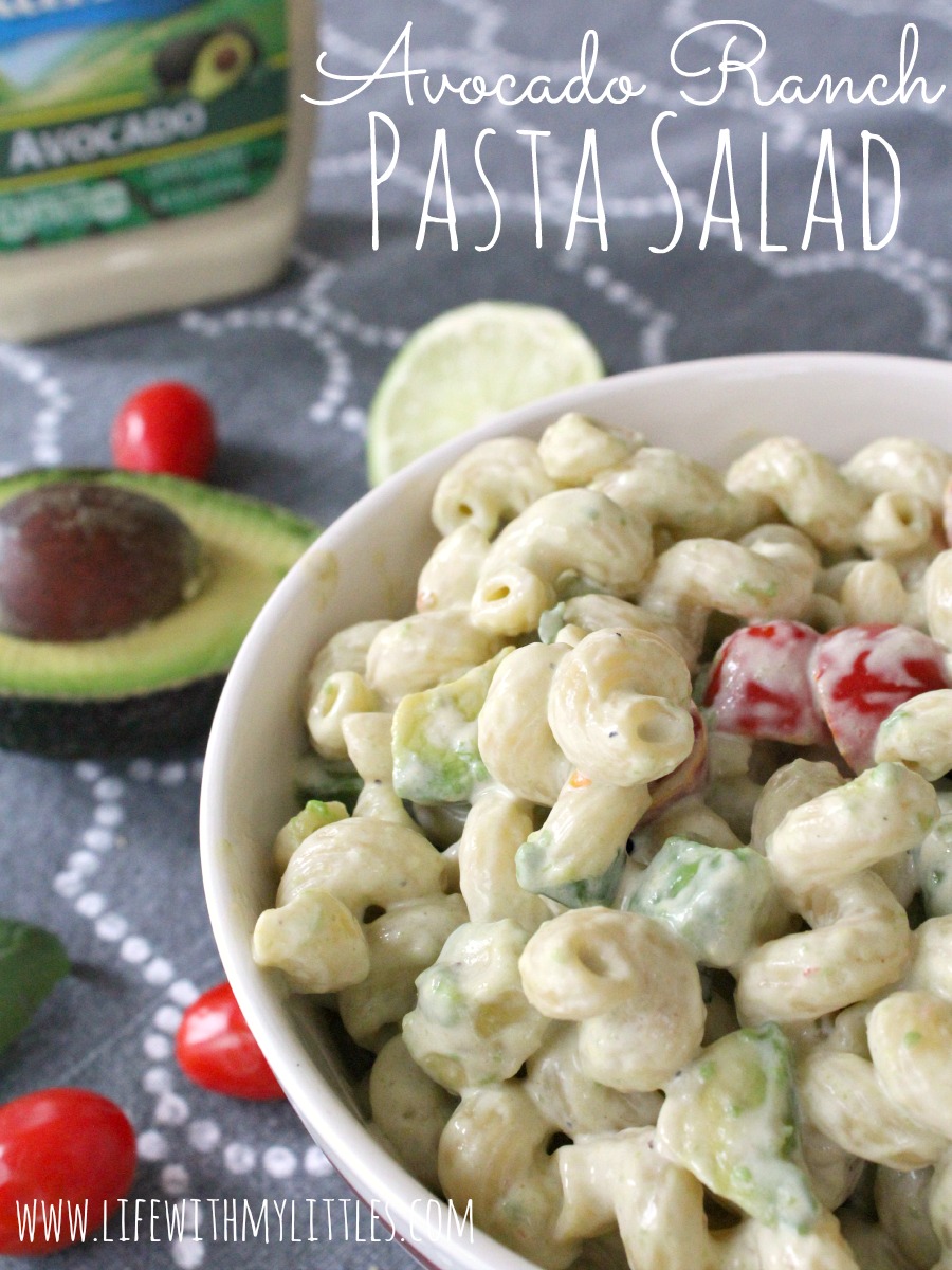 This Avocado Ranch Pasta Salad is a delicious and unique recipe that is perfect as a side dish for your summer barbecue or even a quick dinner! 