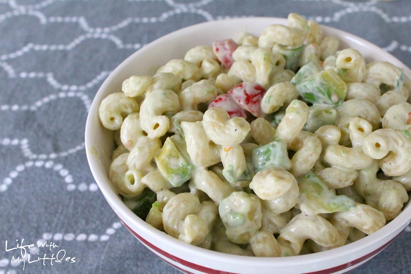 This Avocado Ranch Pasta Salad is a delicious and unique recipe that is perfect as a side dish for your summer barbecue or even a quick dinner! 