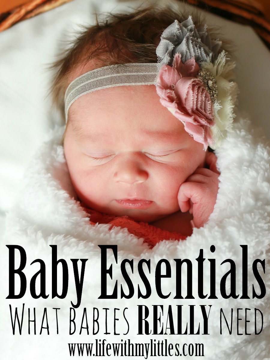 Real baby essentials for the no-nonsense parent. This list is the most basic, minimalist list out there! 