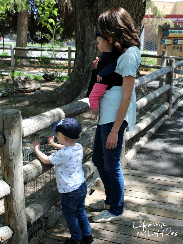 How to enjoy a day at the zoo. Tips on what to bring to the zoo with little kids to make it the best, featuring #JJColeStyle!