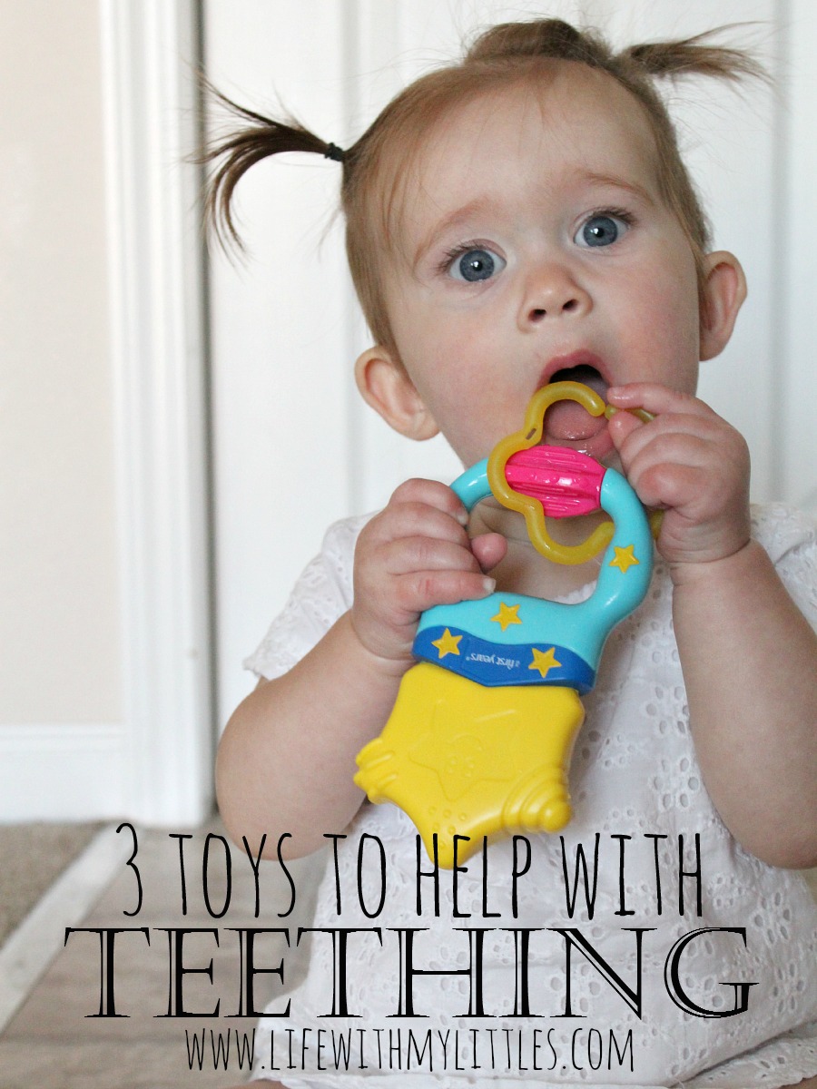 Three toys to help with teething to make it better for you and your baby!