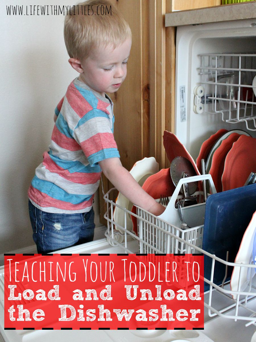 How to Teach Your Toddler to Load and Unload the Dishwasher