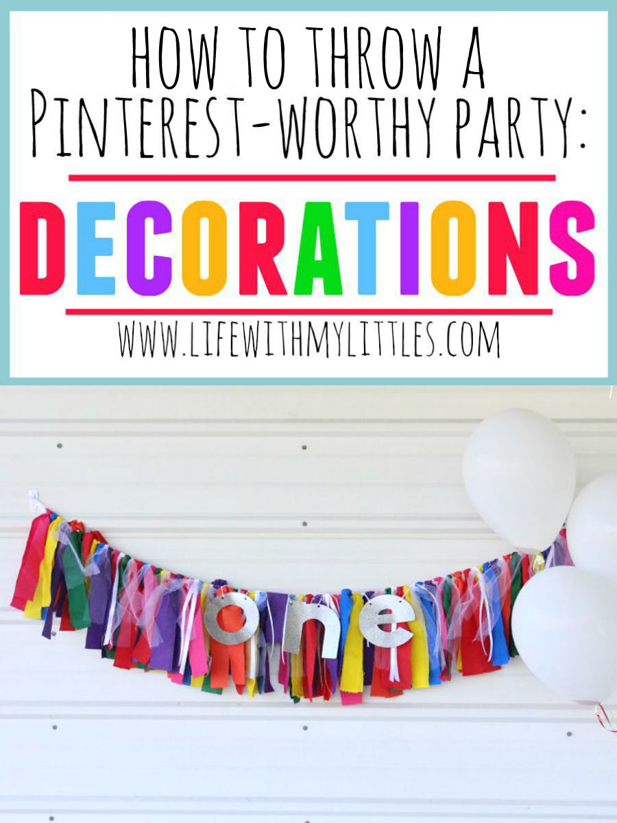 Decorations make all the difference when throwing a party. Check out why the details matter in this post, plus tips on how to throw a Pinterest-worthy party!