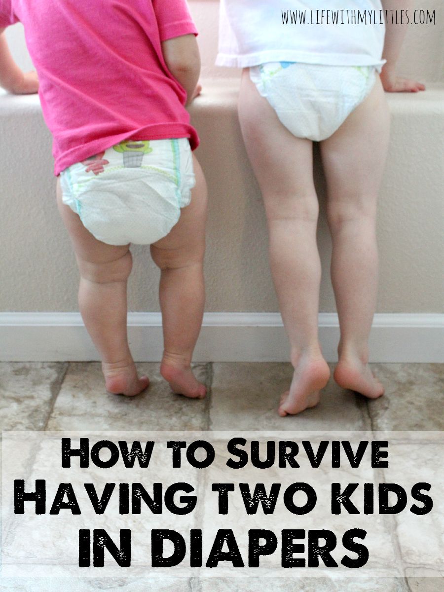 How to Survive Having Two Kids in Diapers