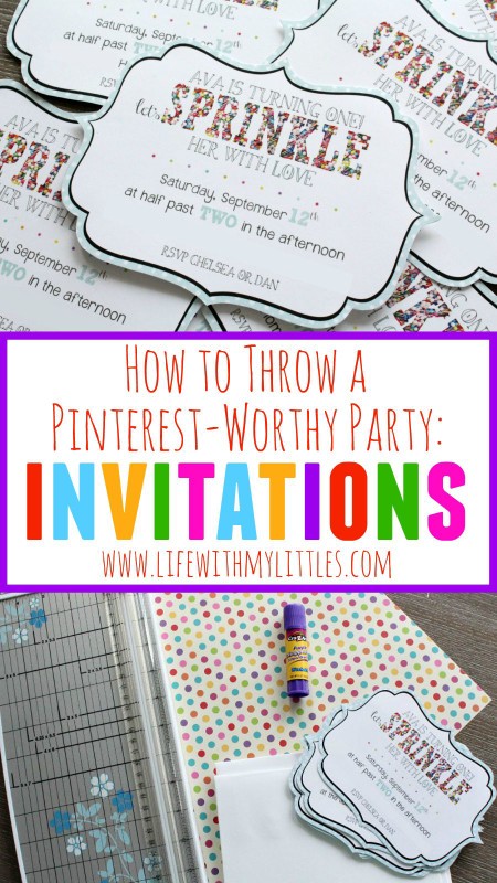 Invitations are so important when you're planning a Pinterest-worthy party! Check out these tips, plus how to throw a Pinterest-worthy party!