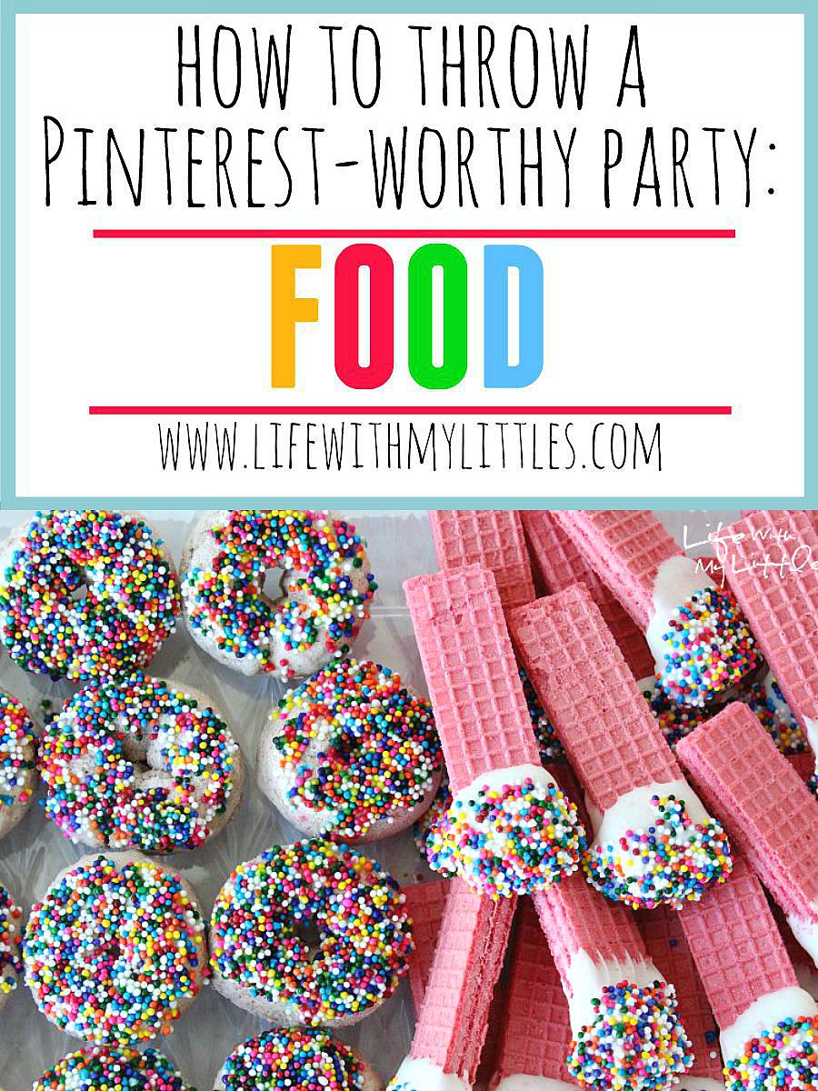 The food is the most important part of throwing a party. Check out why the details matter in this helpful and informative post, plus tips on how to throw a Pinterest-worthy party!