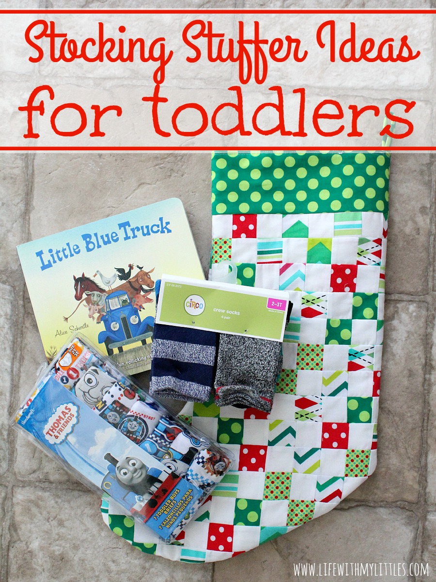 Over 50 cute stocking stuffer ideas for toddlers! I love these ideas! Definitely helps me know what to put in my toddler's stocking! 50+ stocking stuffers for toddlers! General ideas and some specifically for boys and girls. Definitely helps me know what to put in my toddler's stocking!