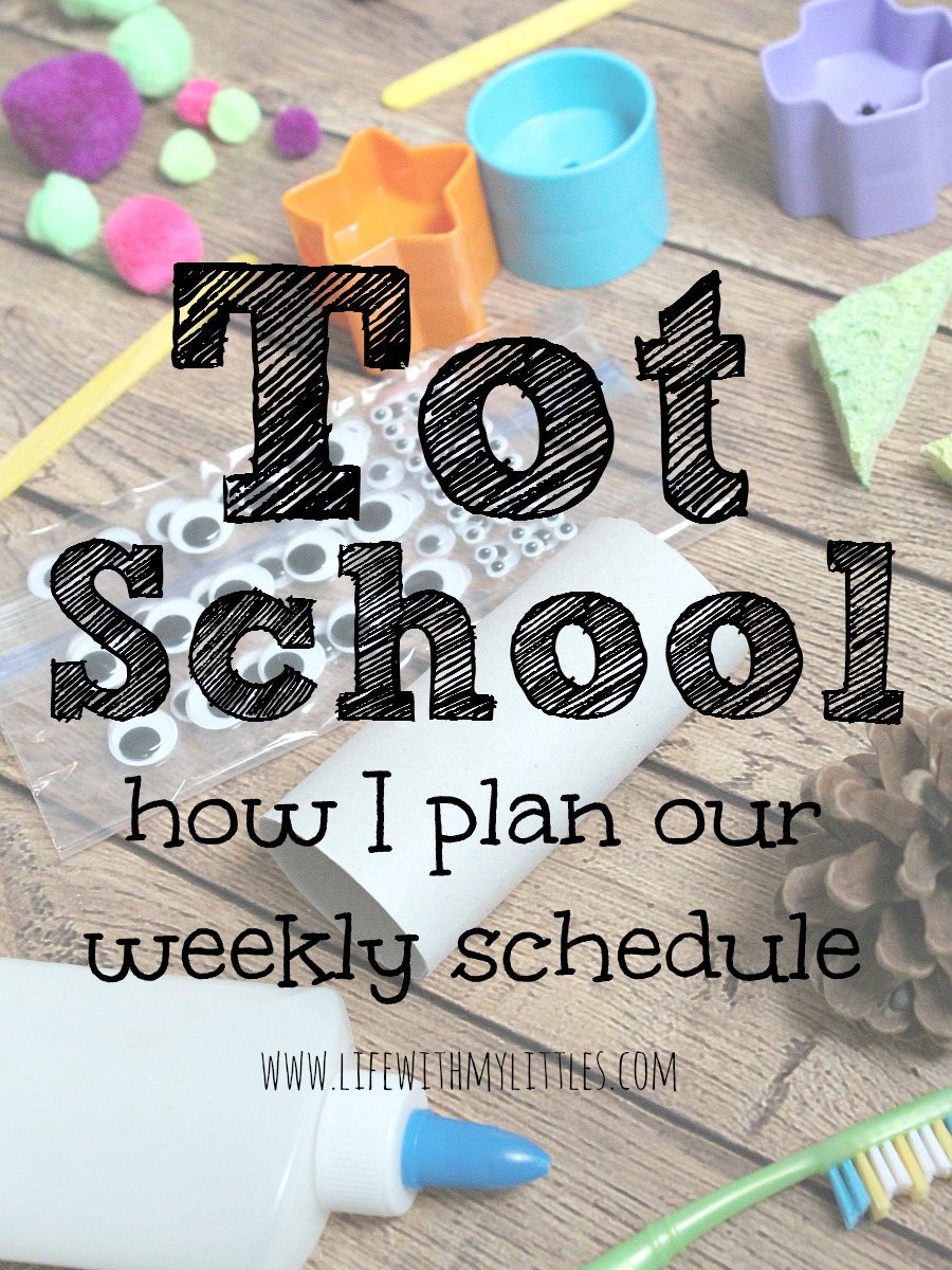 Want a way to teach your toddler without them knowing they are learning? Tot school is the answer! Here's how to plan your weekly schedule.