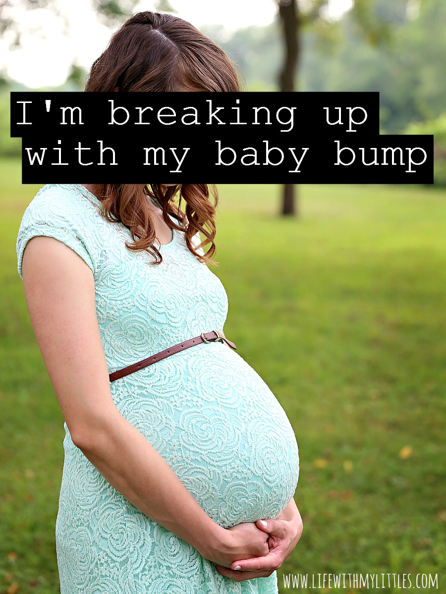 "Dear Baby Bump, I think it's time we went our separate ways." Love this hilarious post to this mama's baby bump. If you've ever struggled losing that post-baby weight, you'll love this!