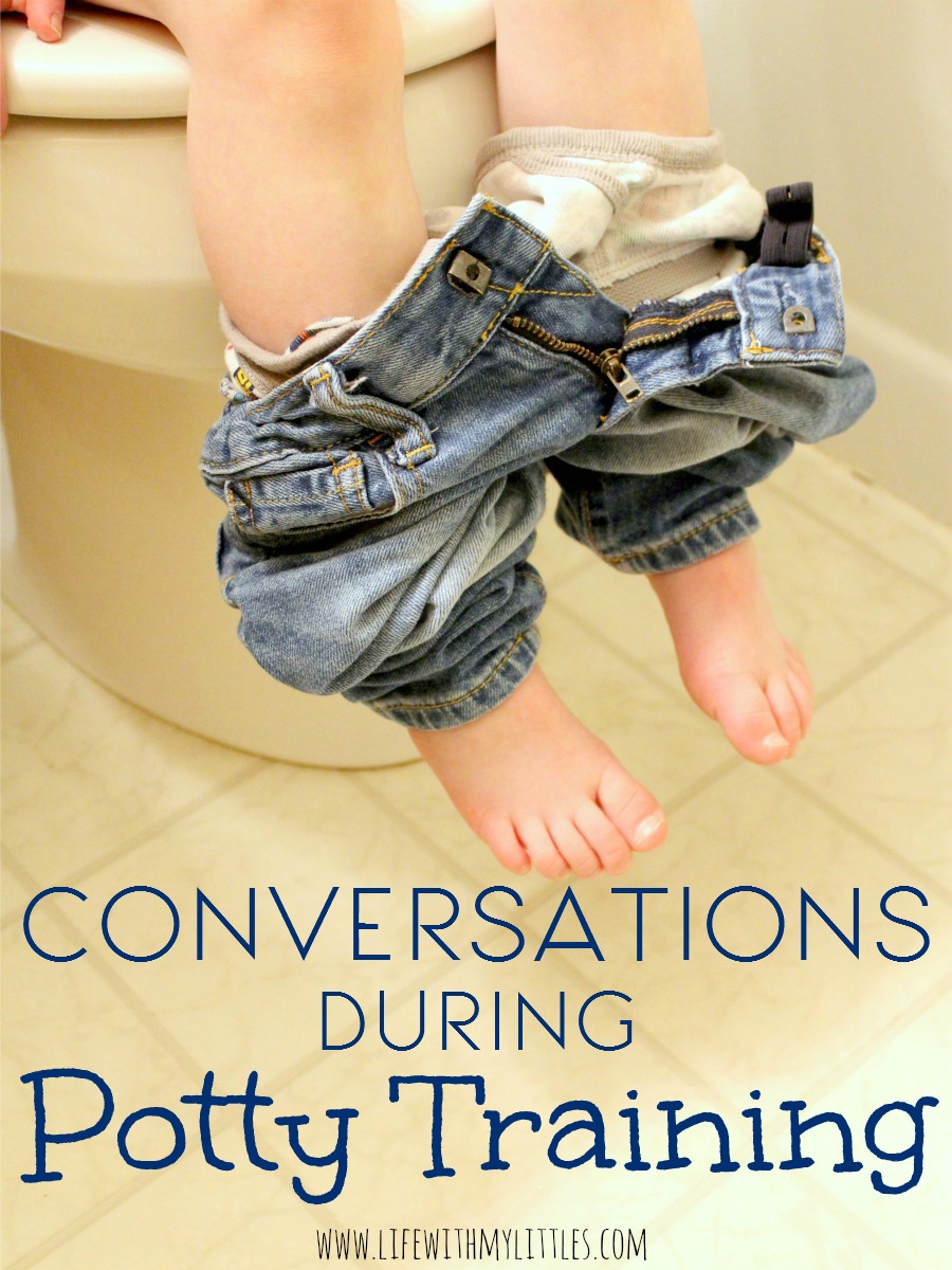 You'd be surprised how "dirty" conversations become when you are potty training your toddler. Here are a few examples.