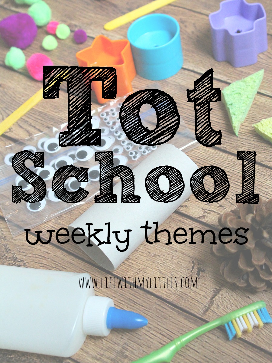 Love this awesome list for Tot School weekly themes! I would never have thought of some of these! Looking for ideas for Tot School weekly themes? Here's a great list of more than 50 weekly themes ideas that would make for such fun lessons and activities!