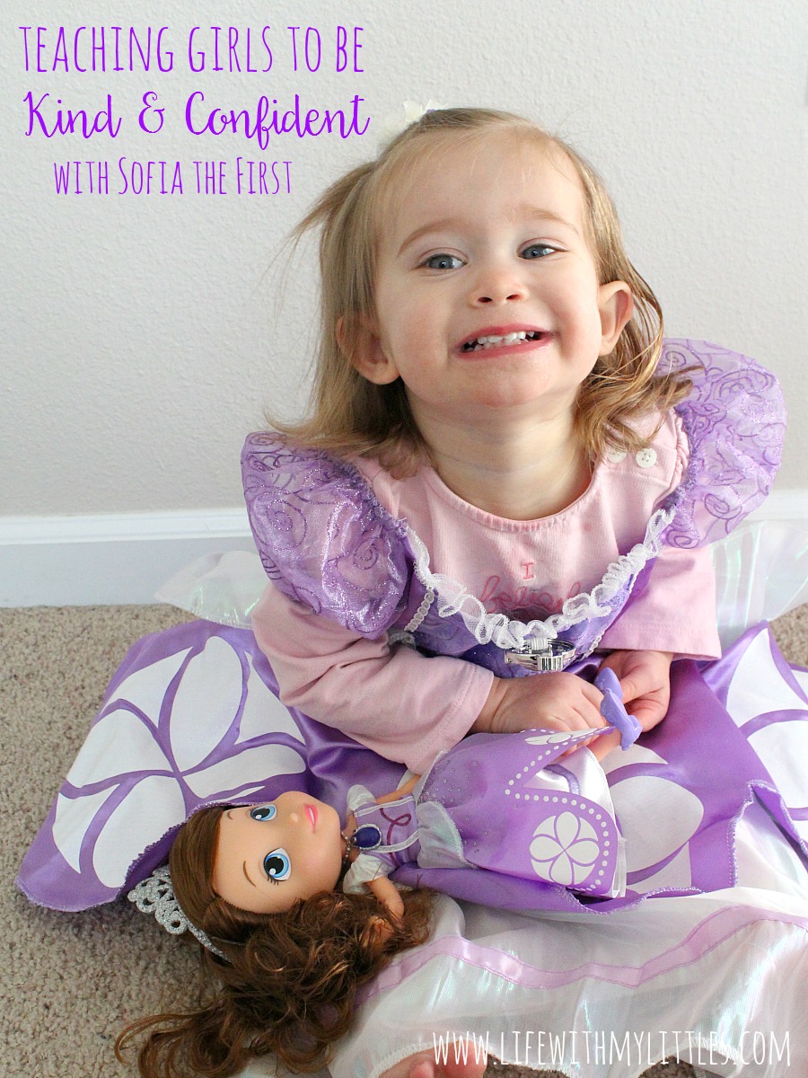 It can be hard to teach girls how to be confident and kind, but Sofia the First helps make it easier!