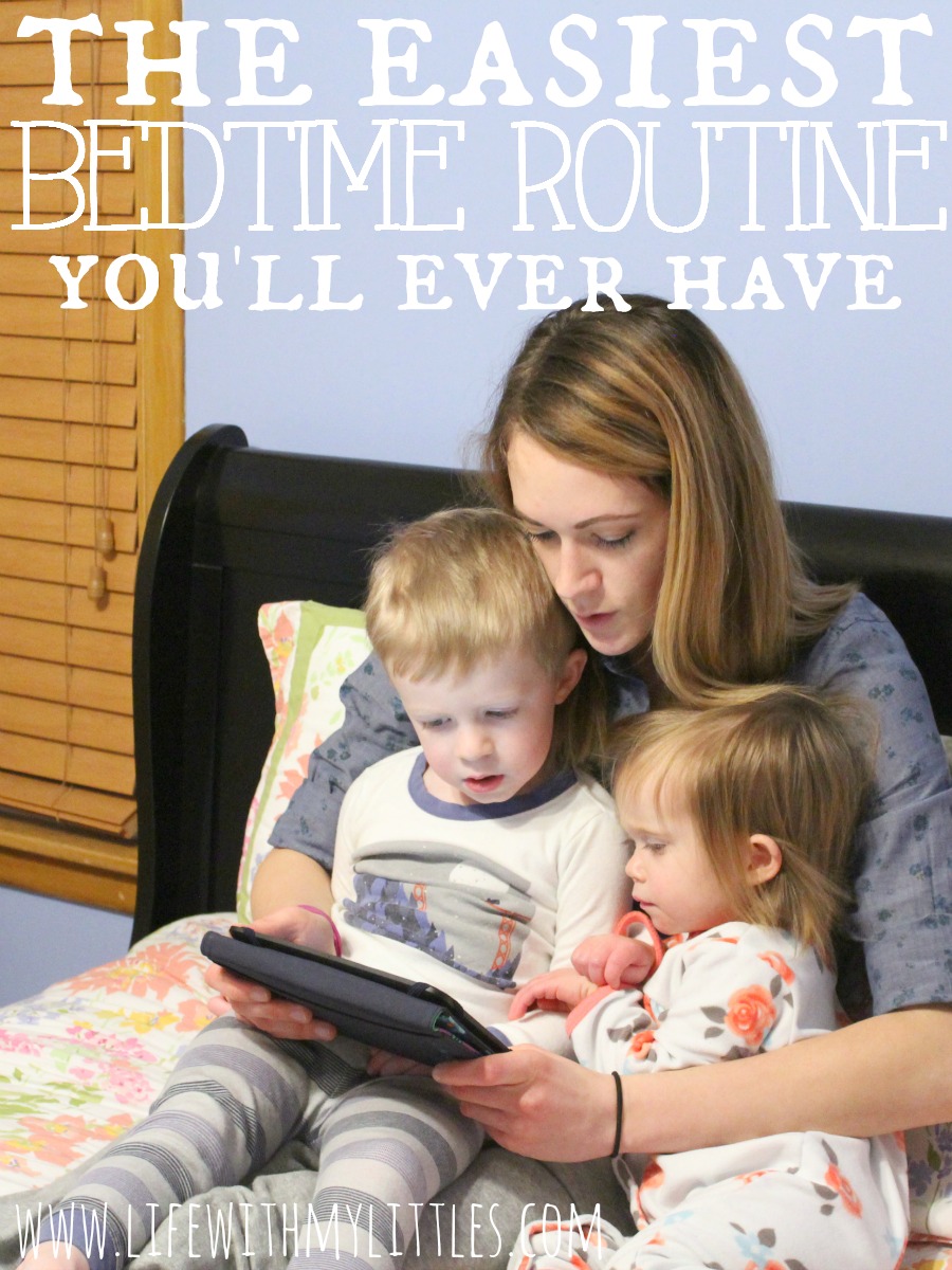 After trying lots of different things, this mom of two figured out the easiest bedtime routine! You have to try it! It's so simple, but so effective.