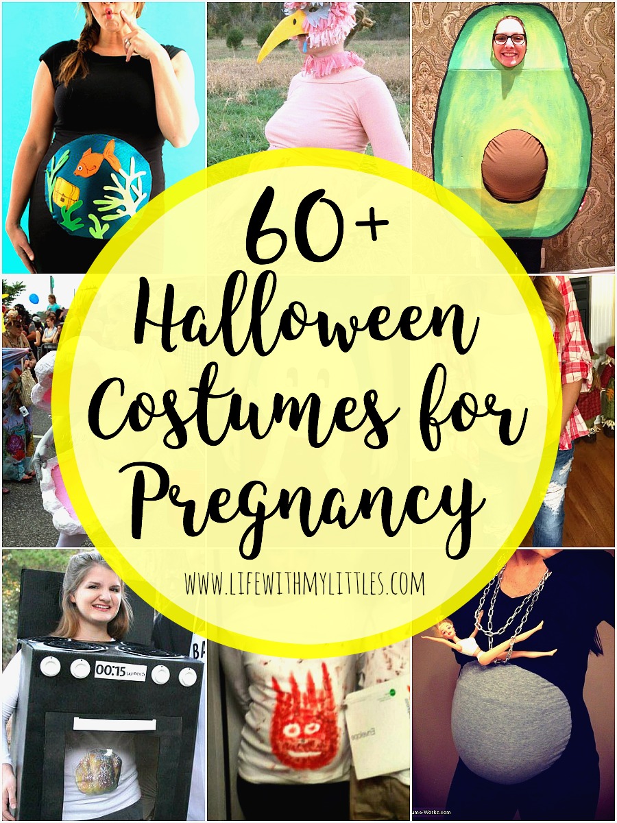 The best roundup of Halloween costumes for pregnancy. Over 60 ideas for maternity Halloween costumes. Save this for when you're pregnant!