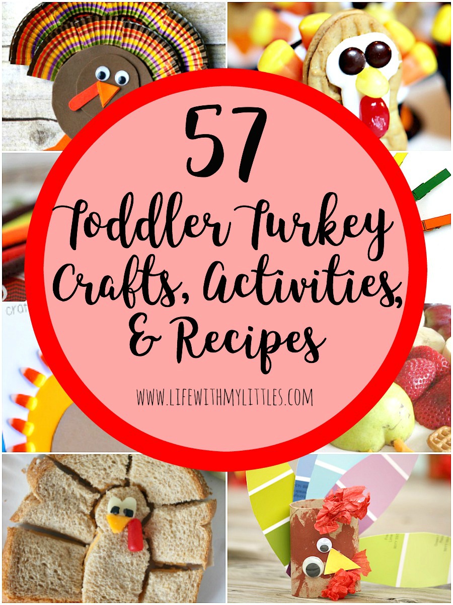 If you're looking for some fun toddler turkey crafts, activities, and recipes to do this month before Thanksgiving, here are 57 adorable ideas! Your toddler will have so much fun!