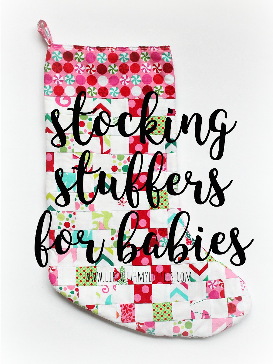 Over 25 stocking stuffers for babies! A great list of ideas if you're looking for things to put in your baby's stocking this Christmas!
