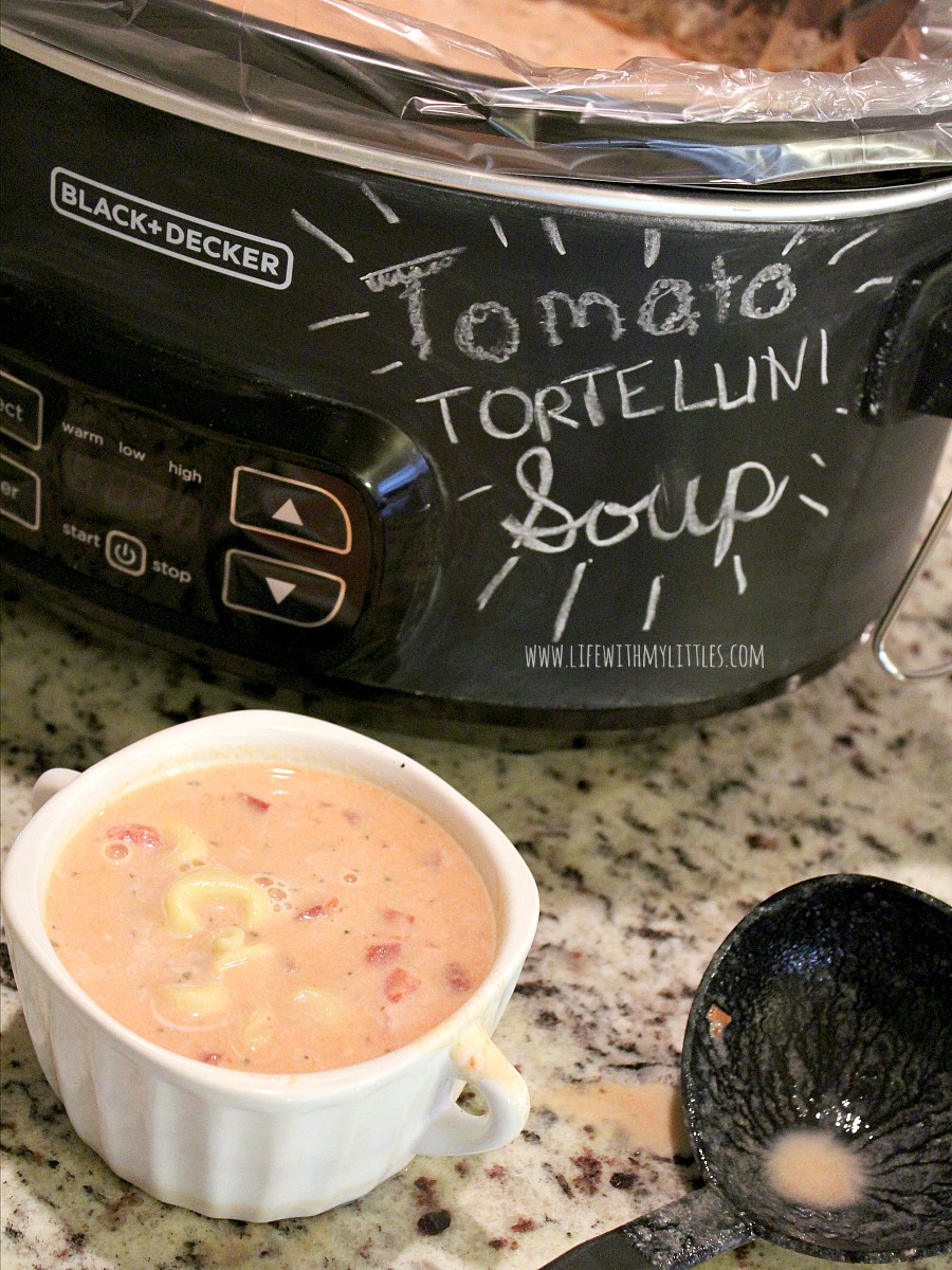 The BEST Tortellini Soup (Crockpot Recipe!)