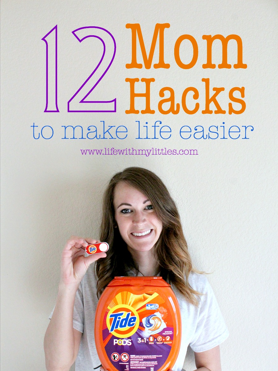 12 Mom hacks to make life easier. Love these helpful suggestions!