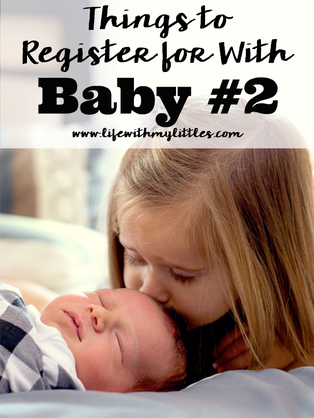 Not sure what things to register for with your second baby? Check out this helpful list! Great suggestions, and reasons why you should definitely register with your second baby! A must-read for second-time moms!