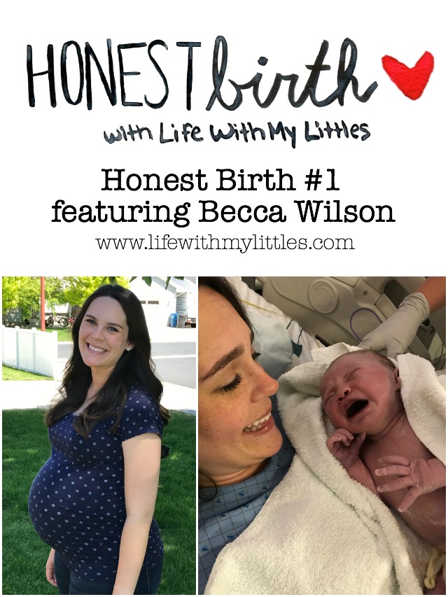 Welcome to Honest Birth, a series where women share their birth stories without holding anything back. Perfect for pregnant mamas to read in preparation for their own childbirth experiences. Every mama is different and every birth is different, and when we share our stories we help each other!