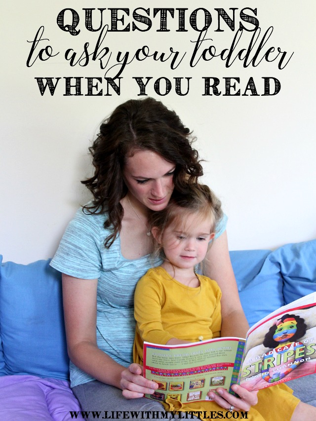 Asking your toddler questions while you read is a great way to improve their reading comprehension and help them learn without them realizing it! Here are some ideas of questions to ask your toddler when you read together.