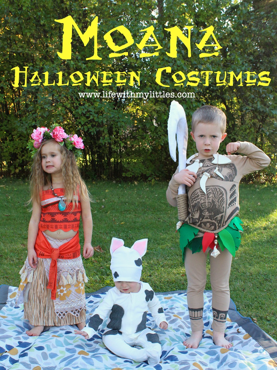 DIY Moana Family Halloween Costumes - Life With My Littles