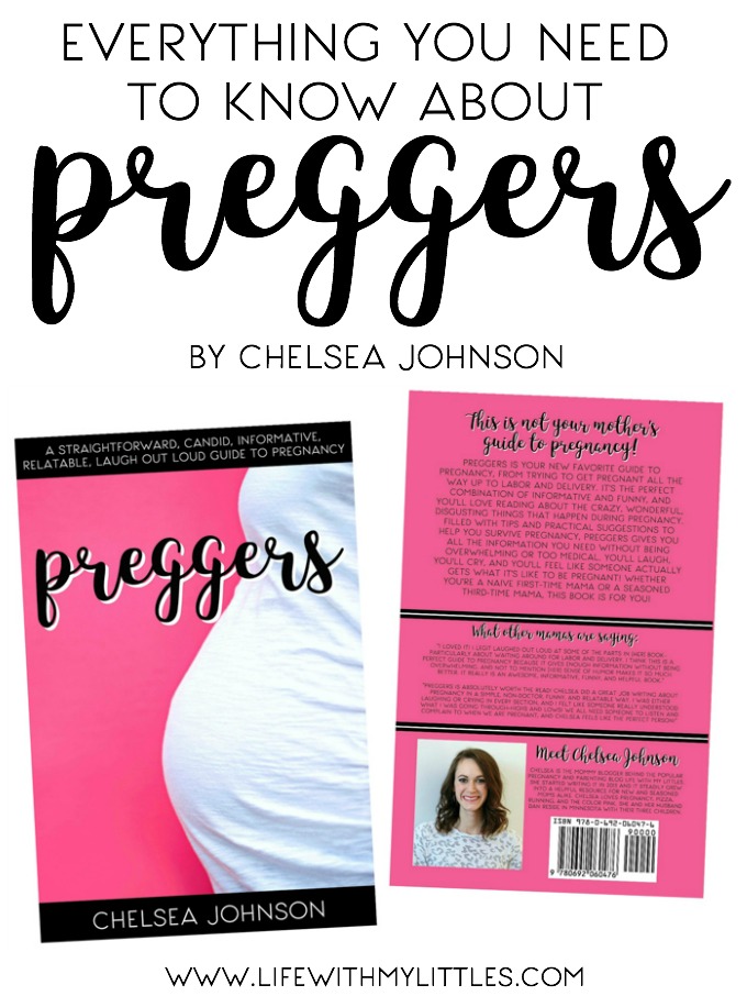 "Preggers" is the new book from Chelsea Johnson. It's a straightforward, informative, candid, relatable, laugh out loud guide to pregnancy, from trying to get pregnant all the way up to labor and delivery. Read all about it here!