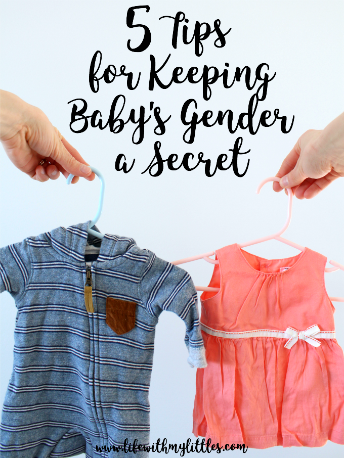 Keeping your baby's gender a secret? Don't want to know what you're having until they're born? If you're planning on waiting until your baby is born to find out the gender, this is a great post! 5 tips for keeping your baby's gender a secret until they're born!